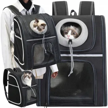 přepravka pro zvíře BATOH PRO KOČKY KOČKU A PŘEPRAVKA TAŠKA PETSMART PŘENOSNÁ TAŠKA PRO MAZLÍČKY ČERNÁ