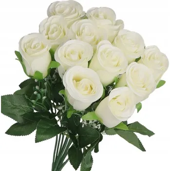 umělá květina UMĚLÉ KVĚTY ROSTLINY RŮŽE KYTICE HUSTÁ XXL