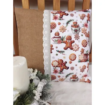 Povlak na dekorativní polštářek Povlak na polštářek 40 x 40 cm béžová