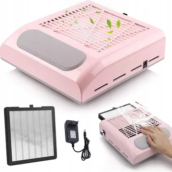 ODSÁVAČKA PRACHU NA NEHTY BEZSÁČKOVÝ KAZETOVÝ MANIKÚRA FILTR 80W