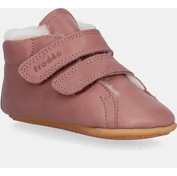 Dívčí tenisky Kojenecké kožené boty Froddo PREWALKERS FURRY BASIC G1130022.G růžová 39X, EUR 22