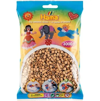 Dětské navlékací korálky Hama korálky 201-75 3000 ks hnědé
