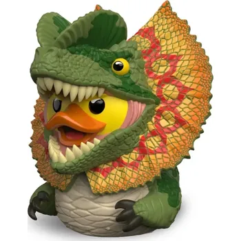 Sběratelská kachnička TUBBZ – Dilophosaurus z Jurského parku (mini 5,5 cm)