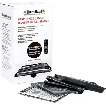 TheraBand Thera band posilovací guma 1,5m černá, speciálně silná