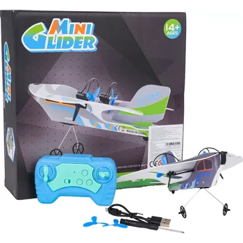 RC model letadla RC letadlo stíhačka s gyroskopem a LED osvětlením