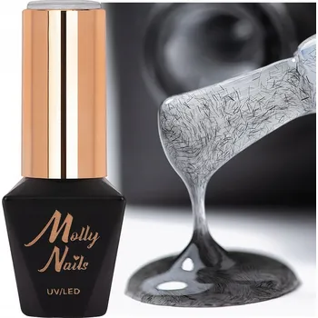 Matný top bez výpotku Molly Nails Sweater Cotton Top Black 10g Č. 5