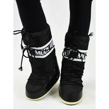 Dámská móda MOON BOOT ICON NYLON BLACK Velikost obuvi: 35/38