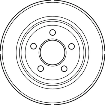 Zavěšení kol TRW DF4882 Brzdový kotouč