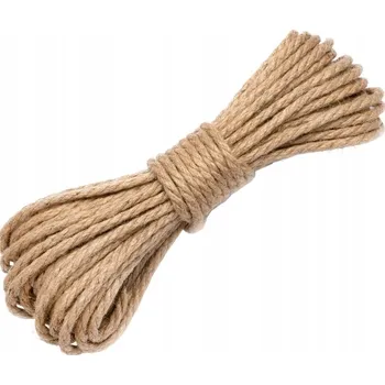 Lany Jutový provaz lano dekorační šňůra škrabadlo 10 mm 10 m