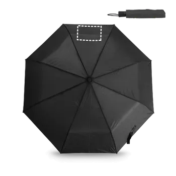 Deštník TOMAS. 190T polyesterový skládací deštník s automatickým otevíráním 1 zastřešující segment 3, 200 x 120 Digitální Transfer, 13 barvy