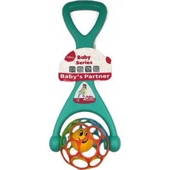 PCHANKA KULA 2V1 CHRASTÍTKO TYRKYSOVÁ HRAČKA SENZORICKY POHYBLIVÁ -45 CM