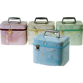 Kufřík M kufr se zrcadlem zapínaný na zip mix