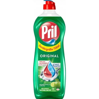 Mycí prostředek Prostředek na mytí nádobí Pril Jablko 0,75 l