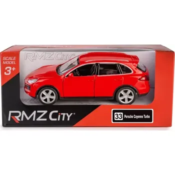 autíčko Kovový model Porsche Cayenne 1:32 s pull-back pohonem – červený