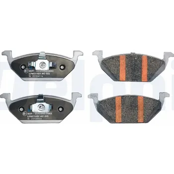 Brzdová destička Delphi LP5014EV Sada brzdových destiček, kotoučové brzdy