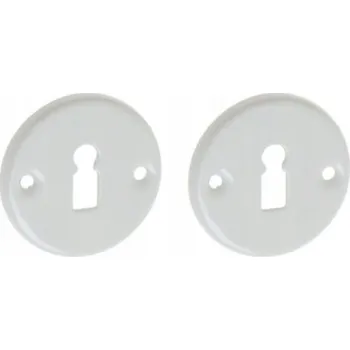 Dveřní kování Vnitřní klika danileo Štítek kulatý, Štítek s otvorem pro klíč