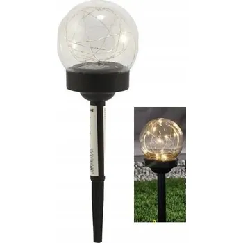 Venkovní osvětlení Solární lampa koule s mikro LED, 33 cm