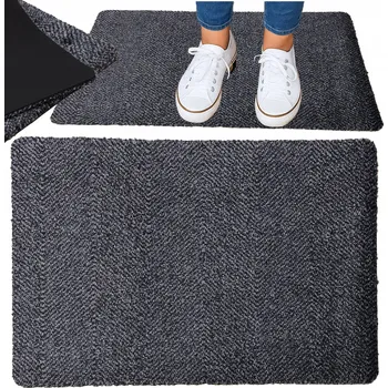 Hotová gumová textilní rohožka do interiéru 50 x 70 cm