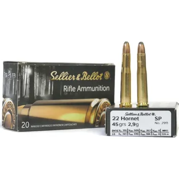 Sportovní střelba Sellier&Bellot náboj SB 22 Hornet 2911 SP 2,9g