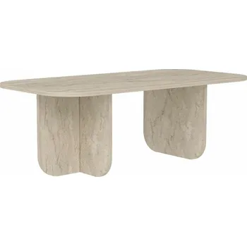 Konferenční stolek Becaj Travertine, béžová