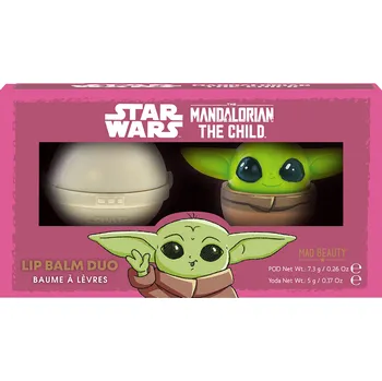 Kosmetická sada Set péče na rty Star Wars Grogu - Mandalorian The Child MAD BEAUTY