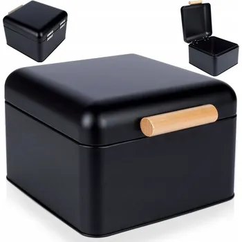 Obraz Chlebník jednodílný Artemis černý kovový