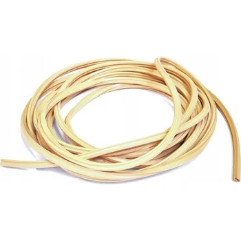 Těsnění do okna a dveří Silikonové těsnění ke dveřím, světle béžová, 8mm