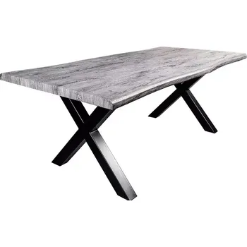 Jídelní stůl Jídelní stůl WILD 160 CM vzhled šedý divoký dub