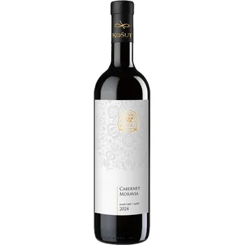 Víno Cabernet Moravia 2024, pozdní sběr, Rodinné vinařství Košut, suché