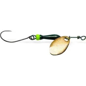 Nástraha JigovkyCZ Třpytka Classic Barbless Pink Gold (Black/Chartreuse Body) - 2