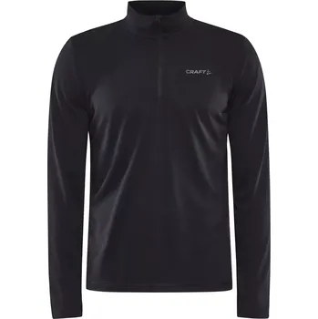 Pánské tričko Funkční triko Craft CORE Essence Bi-blend Half Zip LS černá M