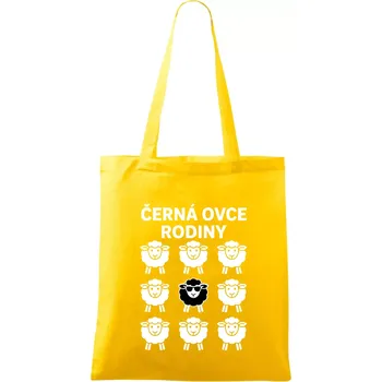 Černá ovce rodiny - Taška bavlněná - 42 x 38 cm ( Žlutá )