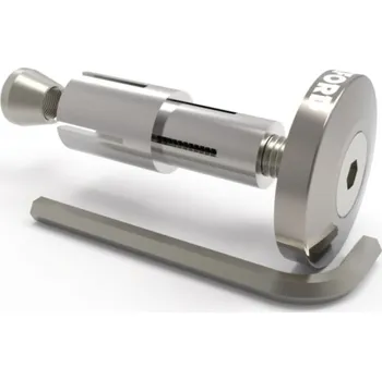 Závaží řídítek Bar Ends 2 s konusem pro vnitřní průměr 13 a 18 mm (vnější 22 a 28,6 mm), OXFORD (stříbrné, pár)