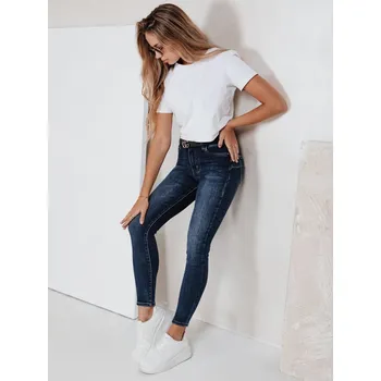 Dámské džíny Džíny dámské skinny UY2789 Barva: Tmavě Modrá, Velikost: 29