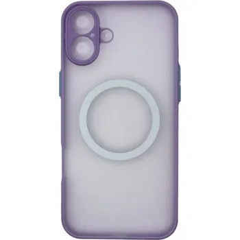 MagSafe silikonový kryt pro iPhone 17 - Fialový