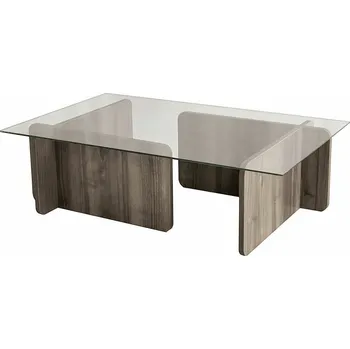 Konferenční stolek Konferenční stolek Escape Walnut, tmavě hnědá