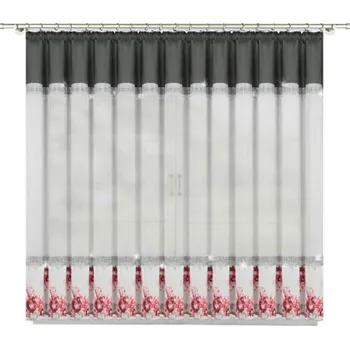 Fliying Hotové kusové záclony - Jarmila červená 400x155 cm