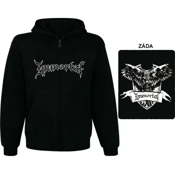 Pánská mikina Immortal - mikina s kapucí a zipem 2