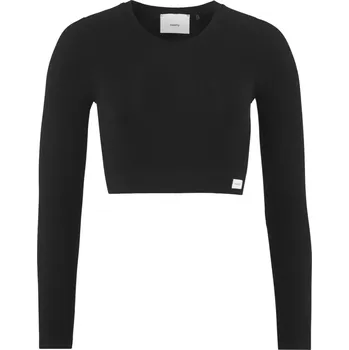 Dámský top Craft Collective Rib Cropped LS černá M-L