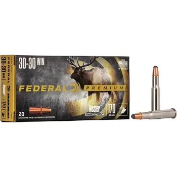 Sportovní střelba Federal Náboj kulový Federal, Premium Vital Shok, .30-30 Win., 170GR (11,0g), Nosler Partition