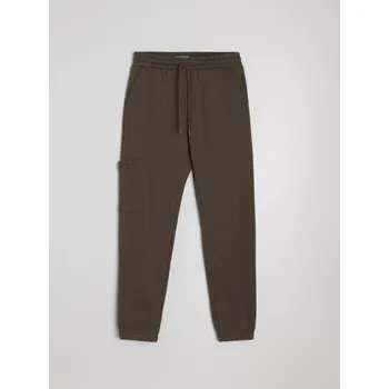 Pánské kalhoty Sinsay - Kalhoty joggers - hnědá - 022EV-74X - 022EV-74X-XS