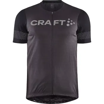 cyklistický dres Pánský cyklistický dres Craft CORE Endur tmavě šedá XL