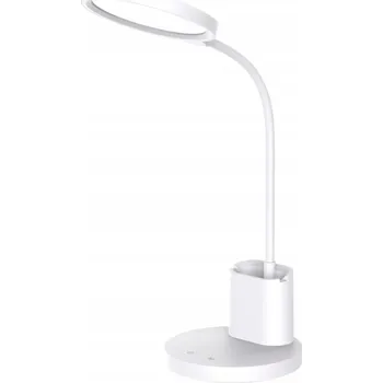 Lampička Stolní lampička SCUOLA bílá 5W LED s proměnnou barvou světla 500Lm ML1016 Milagro