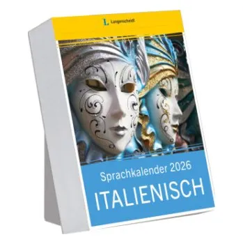 Diář Langenscheidt Sprachkalender Italienisch 2026 (DE)