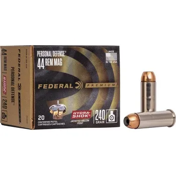 Příslušenství pro sportovní střelbu Federal Náboj kulový Federal, Personal Defense, .44 Rem.Mag., 240GR (15,5g), Hydra-Shok JHP