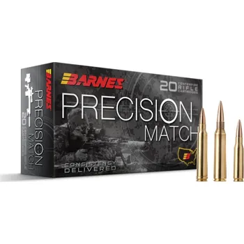 Sportovní střelba Barnes Náboj kulový Barnes, PRECISION MATCH, .300AAC Blk, 125GR, Match Burner OTM BT