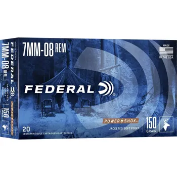 Sportovní střelba Federal Náboj kulový Federal, Power Shok, 7mm-08 Rem., 150GR (9,7g), Sierra Pro Hunter