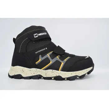 Dětská treková obuv MEDICO PREVENT MEDICO SPORT dětská kotníková obuv s membránou ME-54503 a 54504 černá Velikost: 38