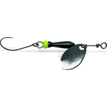 Umělá nástraha JigovkyCZ Třpytka Classic Barbless Black (Black/Chartreuse Body) - 00
