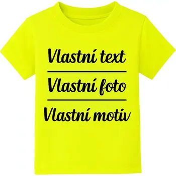 Chlapecké tričko Triko dětské světle zelené - vlastní potisk